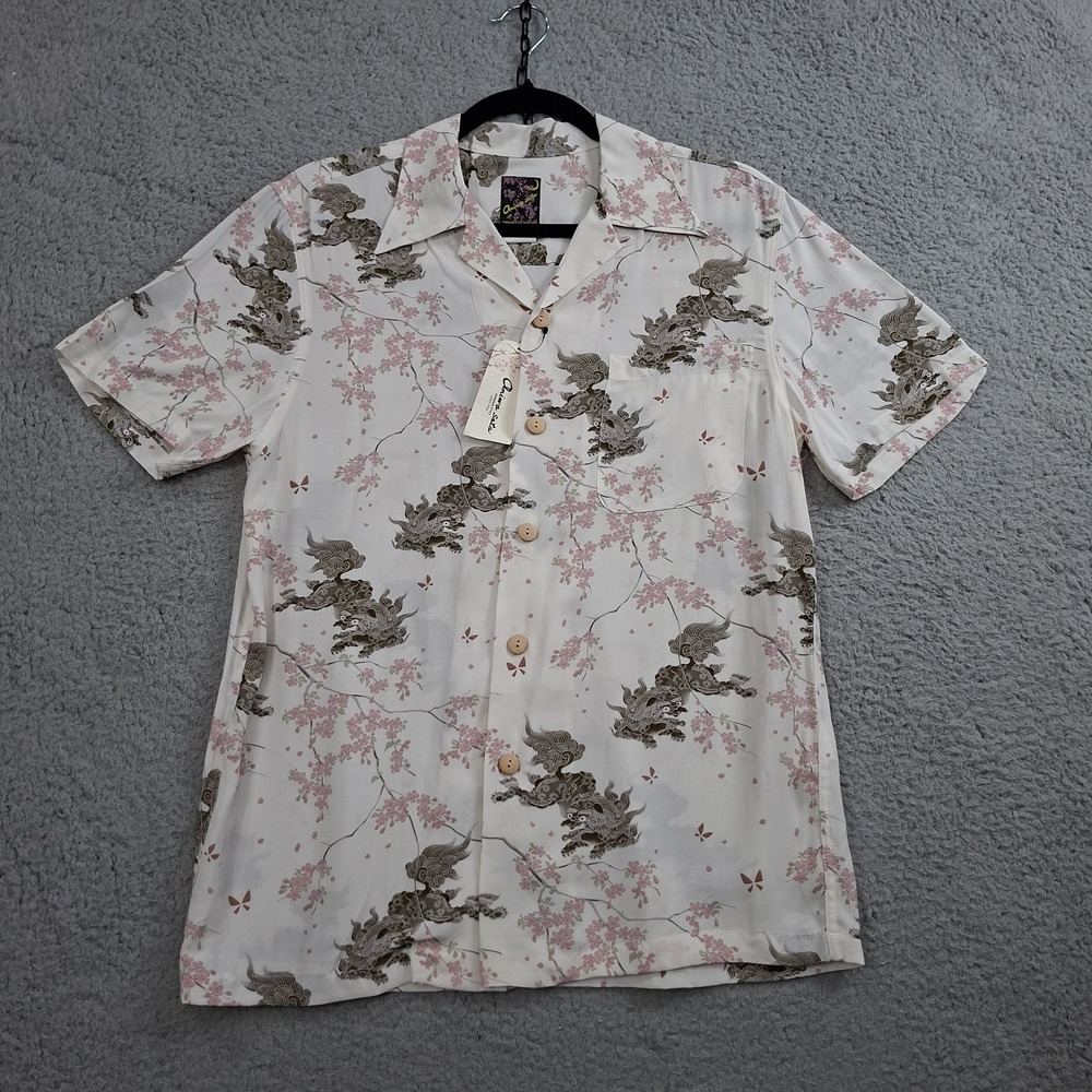 NEW Oniwa Soto Hawaiian Shirt Size M Grailed Japanese Brand Dragons And Blooms